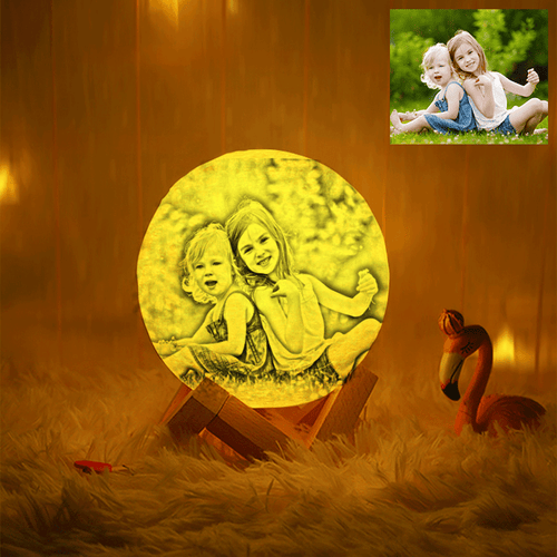 Custom Photo Moon Lamp Christmas Gifts