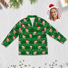 Load image into Gallery viewer, Custom Christmas Pajamas Customized Christmas Sleepwear Photo Pajamas Christmas Gift