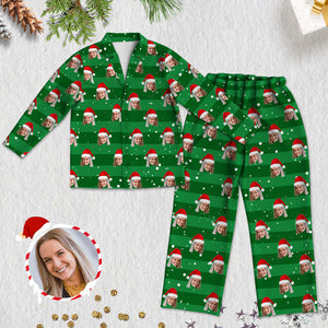 Custom Christmas Pajamas Customized Christmas Sleepwear Photo Pajamas Christmas Gift